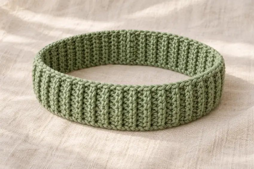 AI concept illustration for Ribbed Everyday Headband — a Simple Seam, Soft Texture